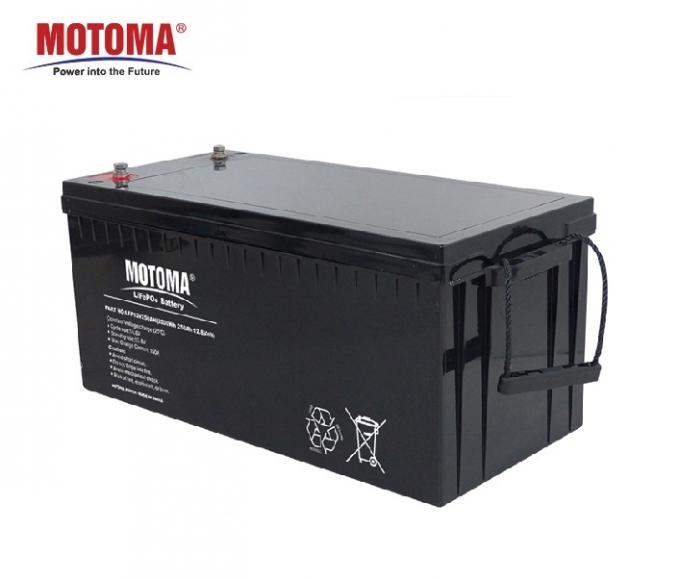 12V 200Ah LiFePO4 MOTOMA RVのための深い周期電池 0