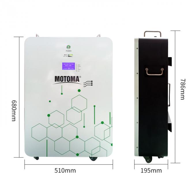 太陽エネルギーの壁のための48V 150Ah Lifepo4のリチウム電池のパック7.5KW 0