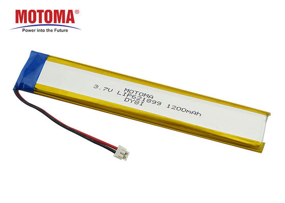 UL IEC KC Cetificatesの再充電可能なリチウム イオン電池3.7 V 1200mah
