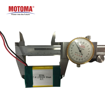 7.4V 900mAhの医療機器のための再充電可能なリチウム イオン電池のパック