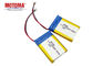 350mah Motoma電池、ヘッドホーンのための李ポリマー電池3.7 V