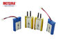 IOT装置のための3.7V 1200mAh Rechargableリチウム イオン電池1.1*27*39mm Motoma電池